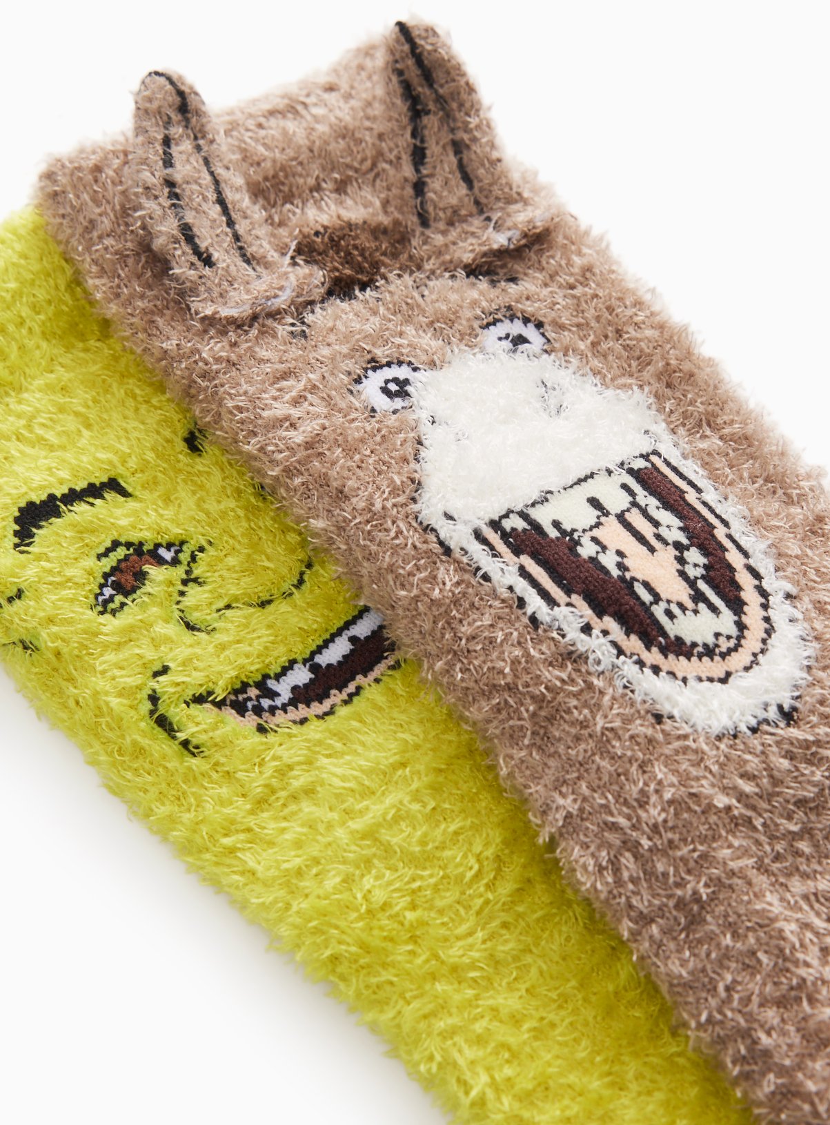 Shrek & Donkey Cosy Socks 2-Pack 12.5-3.5 - Image 2 thumbnail